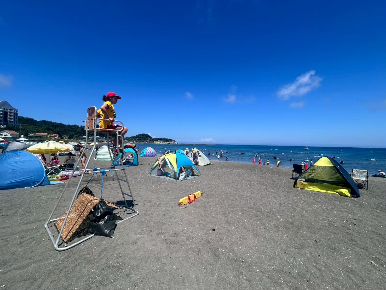 海水浴場パトロール 監視台
