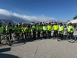 若潮マラソン 自転車AED隊